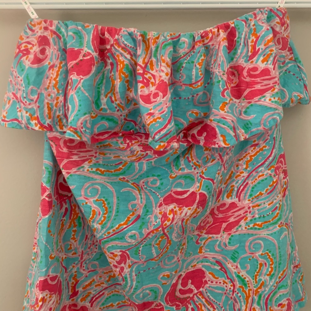 Lilly Pulitzer Wiley Tube Top in Jellies Be Jammin - Picture 2 of 4